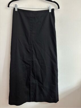 Maison Margiela Black Maxi skirt with slit